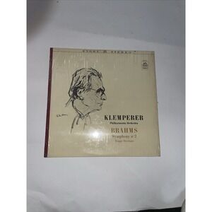 Angel Records Brahms Symphony 2 Otto Klemperer Vinyl LP S 35532 Blue Label Good